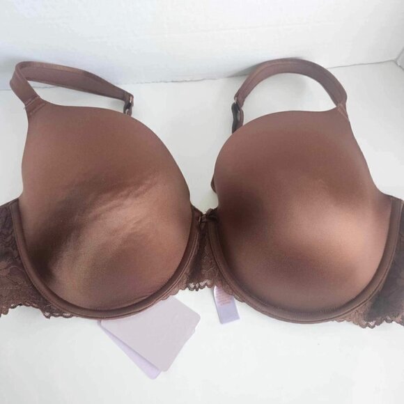 Savage X Fenty, Women's Curvy Microfiber & Lace Balconette-Brown. Size:40DD. NWT - Picture 15 of 16
